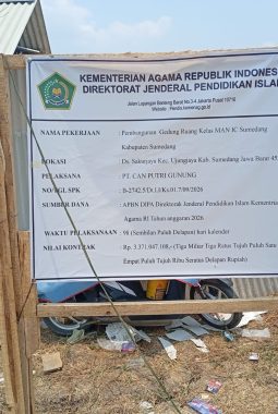 Kepercayaan Pusat Meningkat, Fasilitas Elit MAN IC Ujungjaya Mulai Dibangun