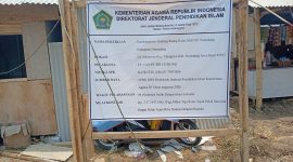 Pekerjaan konstruksi dilaksanakan oleh pelaksana proyek PT Can Putri Gunung dengan nilai kontrak mencapai Rp3.371.047.108.