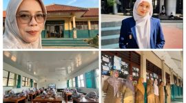 Dr. Hj. Cucu Suhartini, M.Hum, Plt Kepala SMPN 3 Jatinangor ( paling kiri atas ), Mutiara Fadhila Firdana, Wakasek Kurikulum yang sekarang lagi melanjutkan S2 di jurusan Biologj Fakuktas MIPA UNPAD dengan beasiswa ( atas paling kanan )