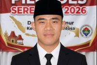 Billy Pujiyama resmi terdaftar sebagai salah satu calon kepala desa dalam Pemilihan Kepala Desa (Pilkades) Cipamekar ( Dok. Harian Sumedang / Supriadi )
