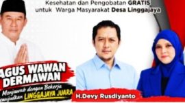 Acara yang dipusatkan di kediaman Kepala Desa Linggajaya, Agus Wawan Dermawan, S.E., tersebut mendapat antusiasme tinggi dari warga sekitar