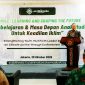 Ketua Pimpinan Pusat Muhammadiyah, Prof. Dr. Syafiq A. Mughni, menyampaikan pidato kunci dalam kegiatan SMILE: Learning and Shaping the Future di Jakarta, Kamis (29/10/2026). Ia menekankan pentingnya mewujudkan nilai-nilai agama melalui tindakan nyata untuk menjaga lingkungan dan memperjuangkan keadilan iklim.